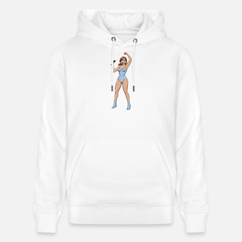 Chanteuse-danseuse - Sweat à capuche bio CRUISER Stanley/Stella Unisexe - blanc