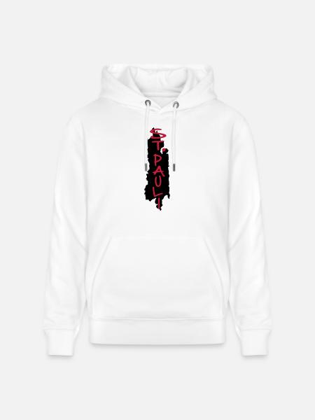st.pauli - Stanley/Stella Unisex Bio-Hoodie CRUISER  - Weiß