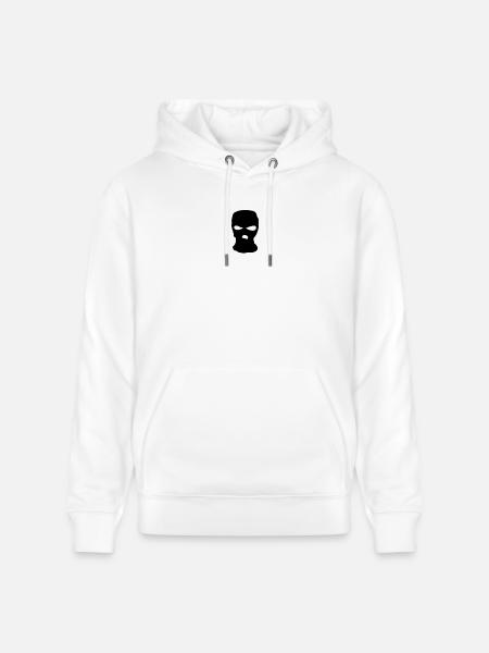 Sturmmaske - Stanley/Stella Unisex Bio-Hoodie CRUISER - Weiß