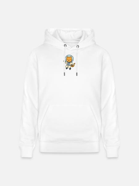 Astrocat - Stanley/Stella CRUISER Unisex Organic Hoodie - white