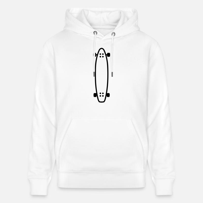 Longboard - Sweat à capuche bio CRUISER Stanley/Stella Unisexe - blanc