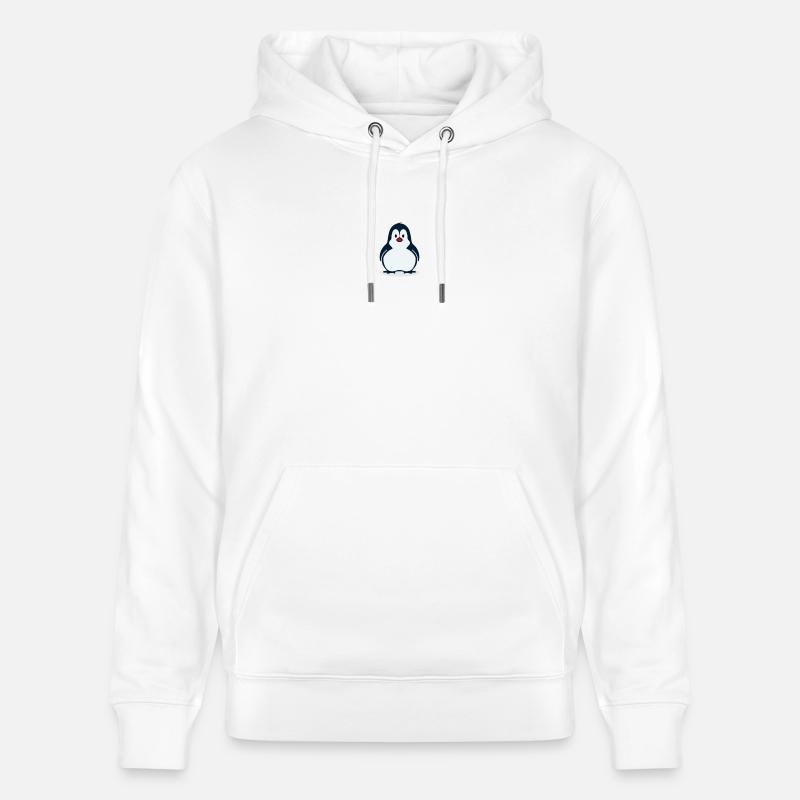 petit pingouin - Sweat à capuche bio CRUISER Stanley/Stella Unisexe - blanc