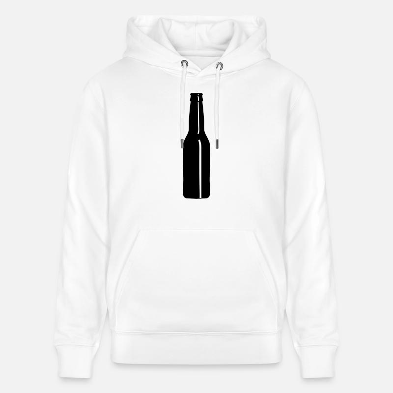 Bouteille bouteille - Sweat à capuche bio CRUISER Stanley/Stella Unisexe - blanc