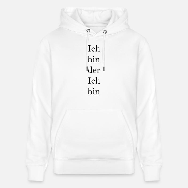 Ich bin der Ich bin - Stanley/Stella Unisex Bio-Hoodie CRUISER  - Weiß