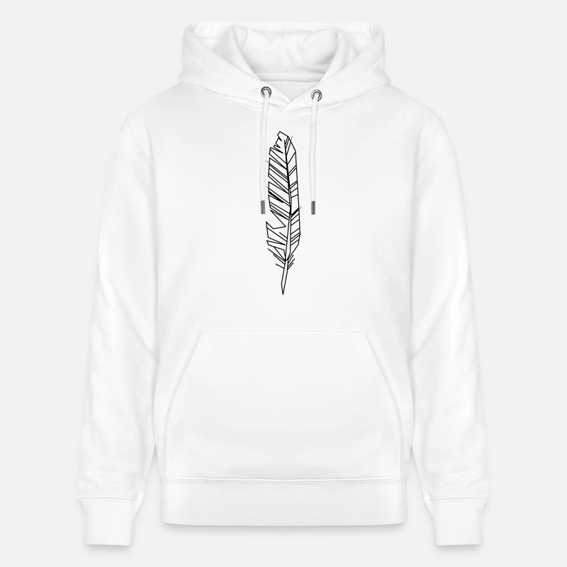 feder - Stanley/Stella Unisex Bio-Hoodie CRUISER  - Weiß