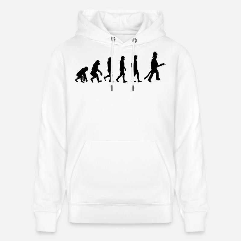 Évolution de l’incendie - Sweat à capuche bio CRUISER Stanley/Stella Unisexe - blanc