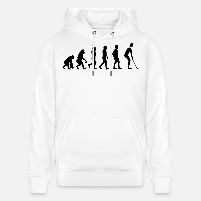 Evolution Golf - Stanley/Stella Unisex Bio-Hoodie CRUISER  - Weiß