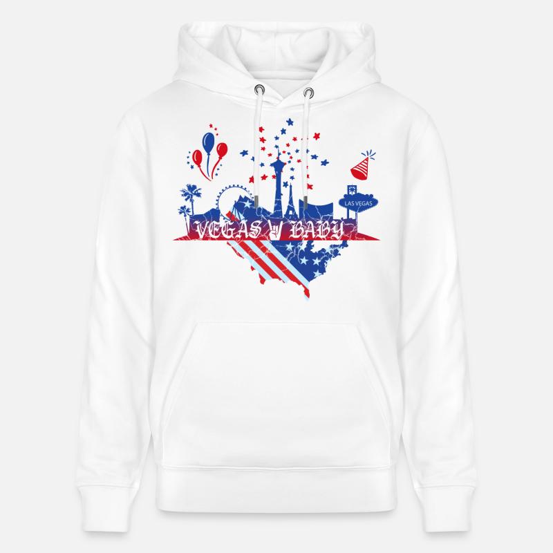 Bébé de Las Vegas - Sweat à capuche bio CRUISER Stanley/Stella Unisexe - blanc