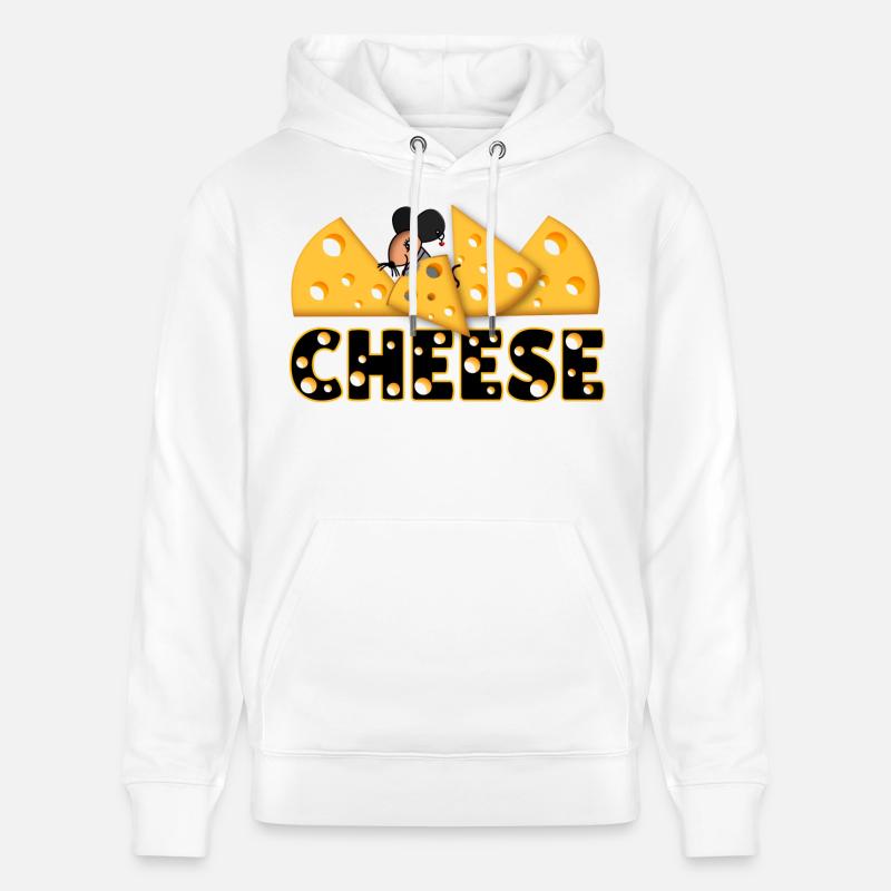 Fromage - Sweat à capuche bio CRUISER Stanley/Stella Unisexe - blanc