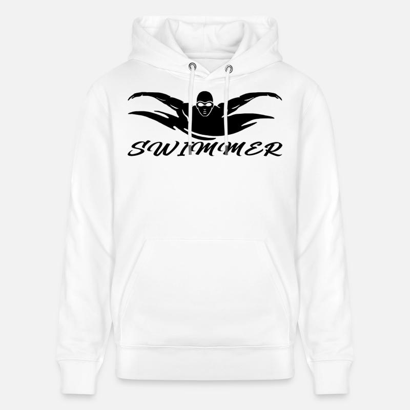 Swimmer - Sweat à capuche bio CRUISER Stanley/Stella Unisexe - blanc