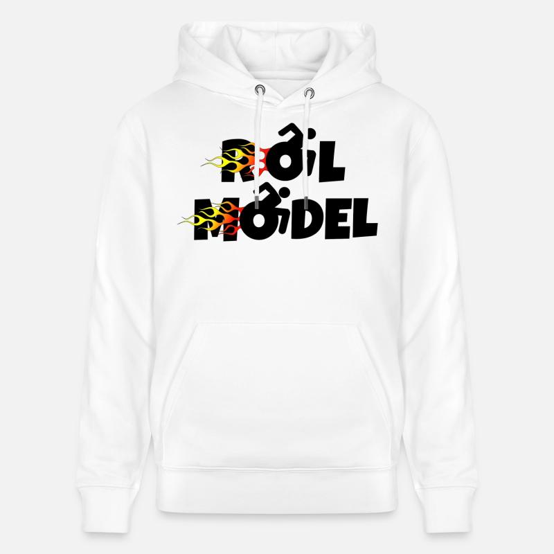 Jeder Rollstuhlfahrer ist ein Vorbild * - Stanley/Stella Unisex Bio-Hoodie CRUISER  - Weiß