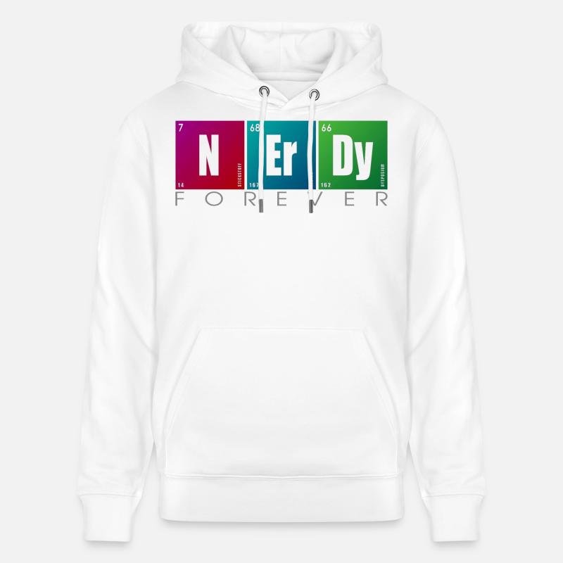 NERDY forever - NERDY Elements - Sweat à capuche bio CRUISER Stanley/Stella Unisexe - blanc