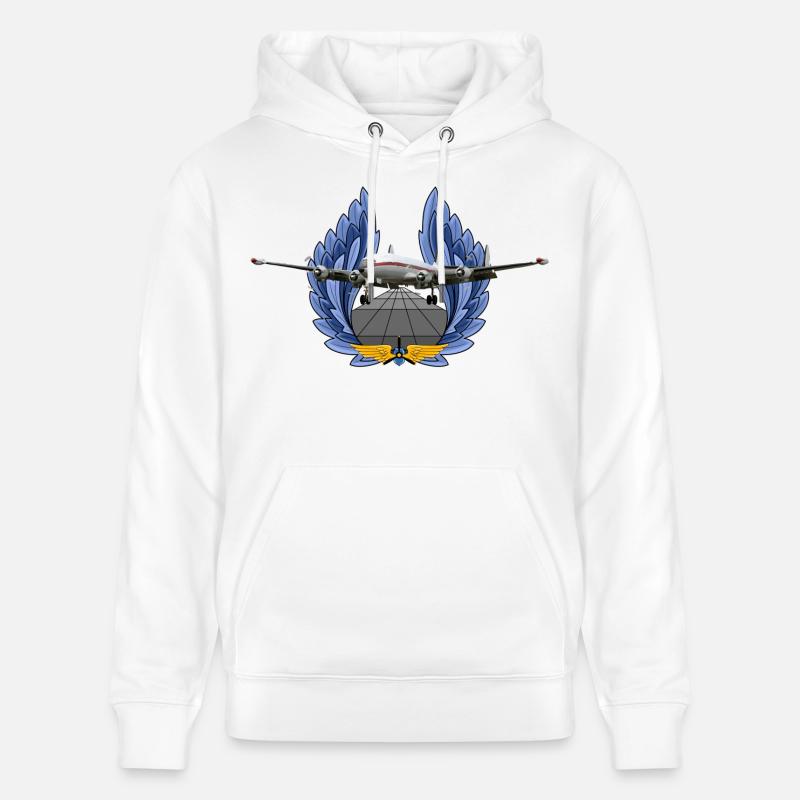 Super Constellation - Sweat à capuche bio CRUISER Stanley/Stella Unisexe - blanc