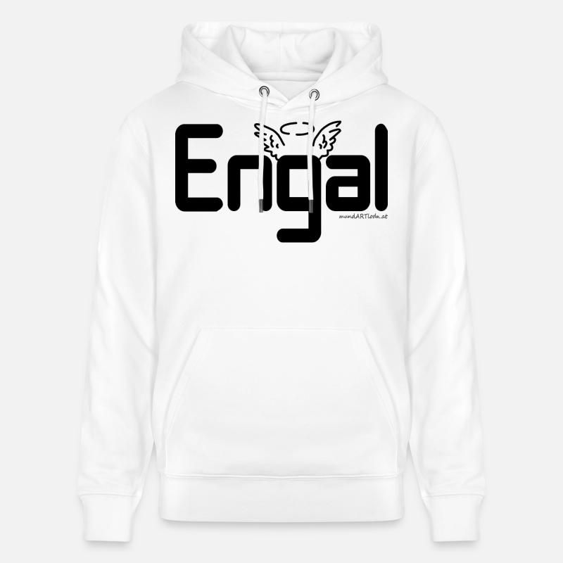Engal - Engerl, dialecte autrichien, Cadeau - Sweat à capuche bio CRUISER Stanley/Stella Unisexe - blanc
