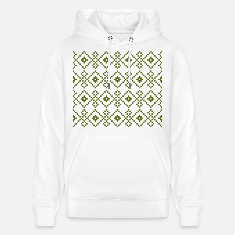 Pull uni de Noël (vert) - Sweat à capuche bio CRUISER Stanley/Stella Unisexe - blanc