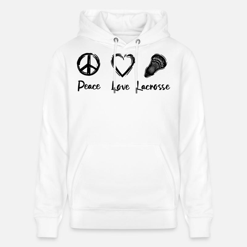 Routine de crosse - Sweat à capuche bio CRUISER Stanley/Stella Unisexe - blanc