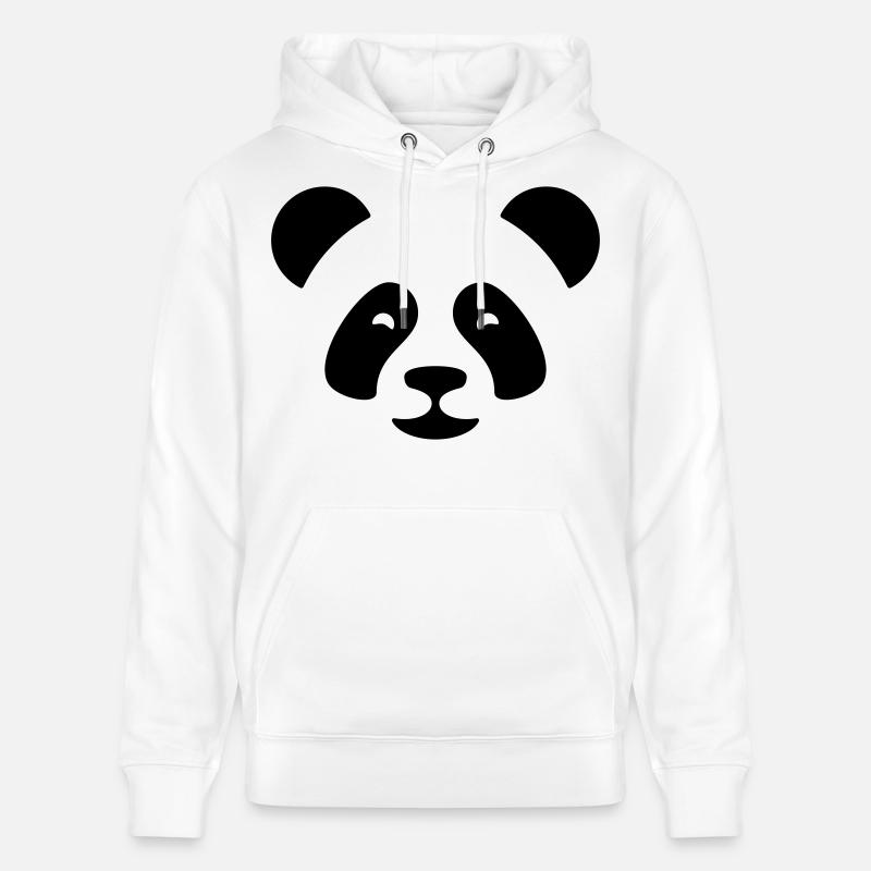 Panda - Sweat à capuche bio CRUISER Stanley/Stella Unisexe - blanc