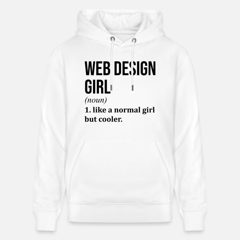 Conception de sites Web - Sweat à capuche bio CRUISER Stanley/Stella Unisexe - blanc