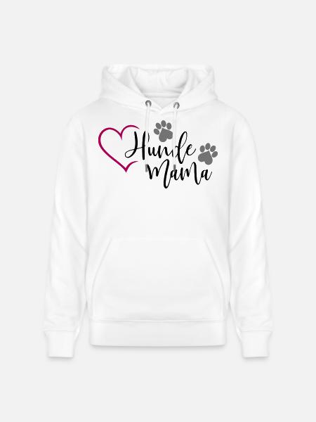 Hund Hunde Mama  - Stanley/Stella Unisex Bio-Hoodie CRUISER  - Weiß