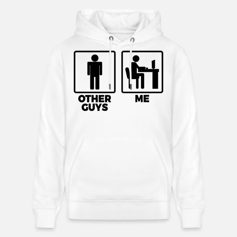 Andere Programmierer und ich - Stanley/Stella Unisex Bio-Hoodie CRUISER  - Weiß