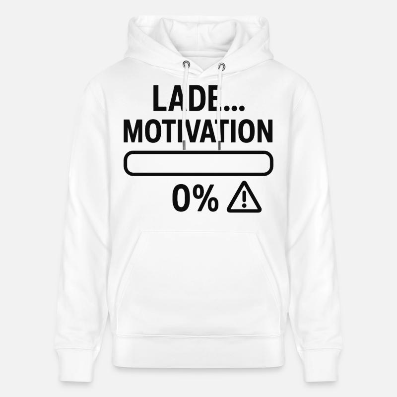 Barre de motivation à zéro - Sweat à capuche bio CRUISER Stanley/Stella Unisexe - blanc