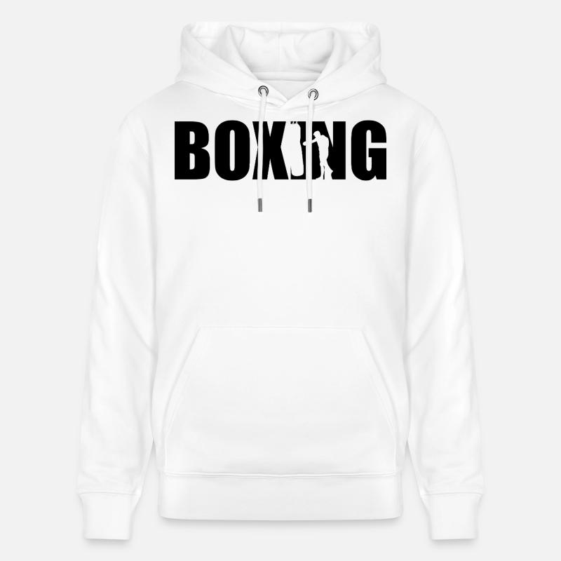 Boxe - Sweat à capuche bio CRUISER Stanley/Stella Unisexe - blanc