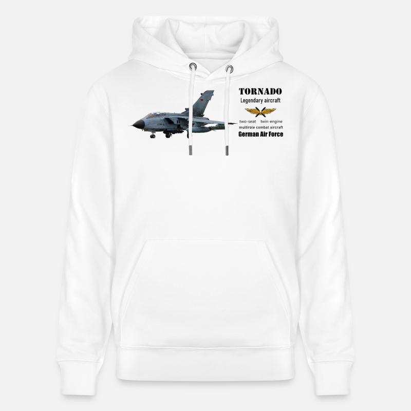 Tornado - Stanley/Stella CRUISER Unisex Organic Hoodie - white