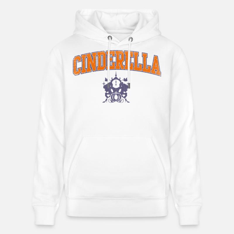 Lettrage Cendrillon avec emblème - Sweat à capuche bio CRUISER Stanley/Stella Unisexe - blanc