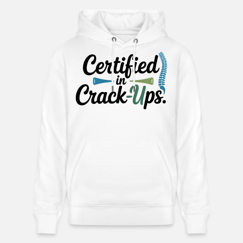 Chiropractor Alignment Is Everything Professional - Stanley/Stella CRUISER Unisex Organic Hoodie - white
