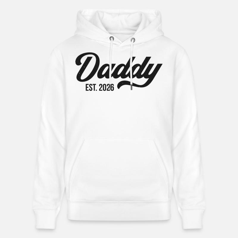 Daddy Est. 2026 - Sweat à capuche bio CRUISER Stanley/Stella Unisexe - blanc