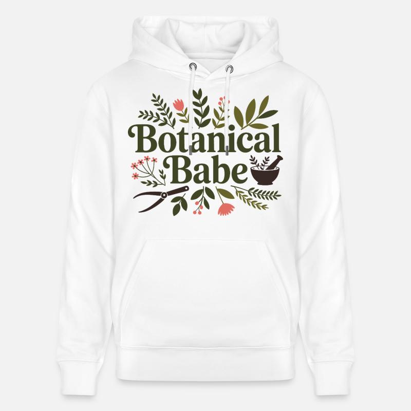 Clinique professionnelle de l’herboriste botanique - Sweat à capuche bio CRUISER Stanley/Stella Unisexe - blanc