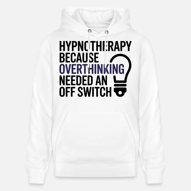 Hypnotiseur Hypnothérapie Interrupteur Off Off Pro - Sweat à capuche bio CRUISER Stanley/Stella Unisexe - blanc