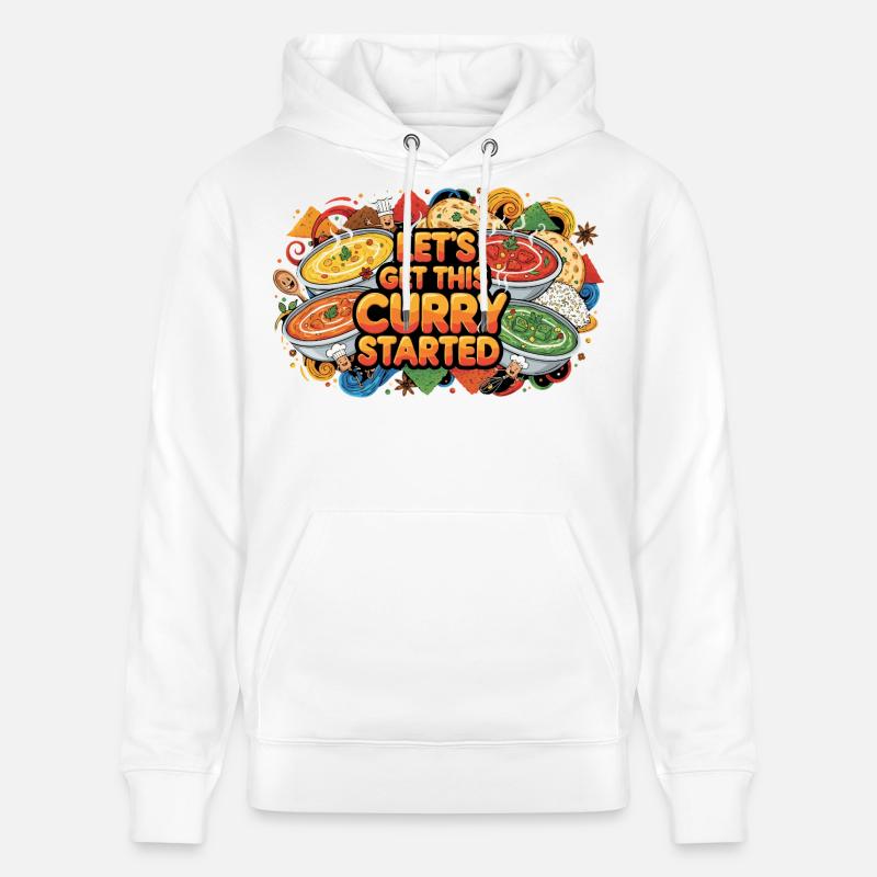 Let's get Curry started - Stanley/Stella Unisex Bio-Hoodie CRUISER  - Weiß