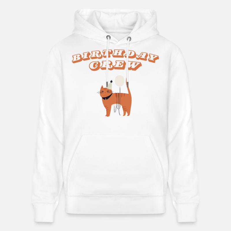 Équipe d’anniversaire - Sweat à capuche bio CRUISER Stanley/Stella Unisexe - blanc