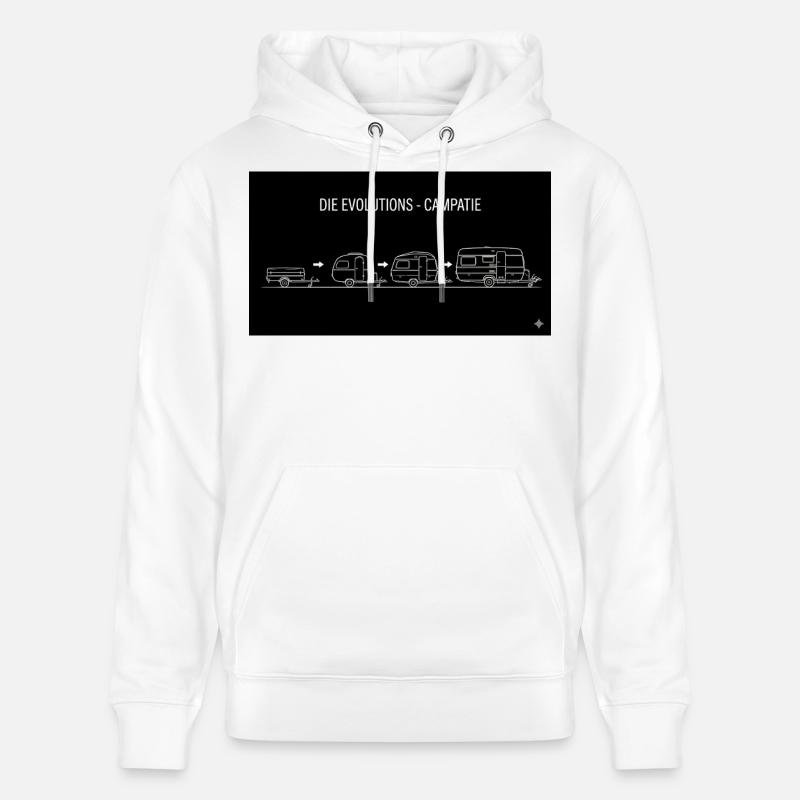 Les évolutions campatie - Sweat à capuche bio CRUISER Stanley/Stella Unisexe - blanc