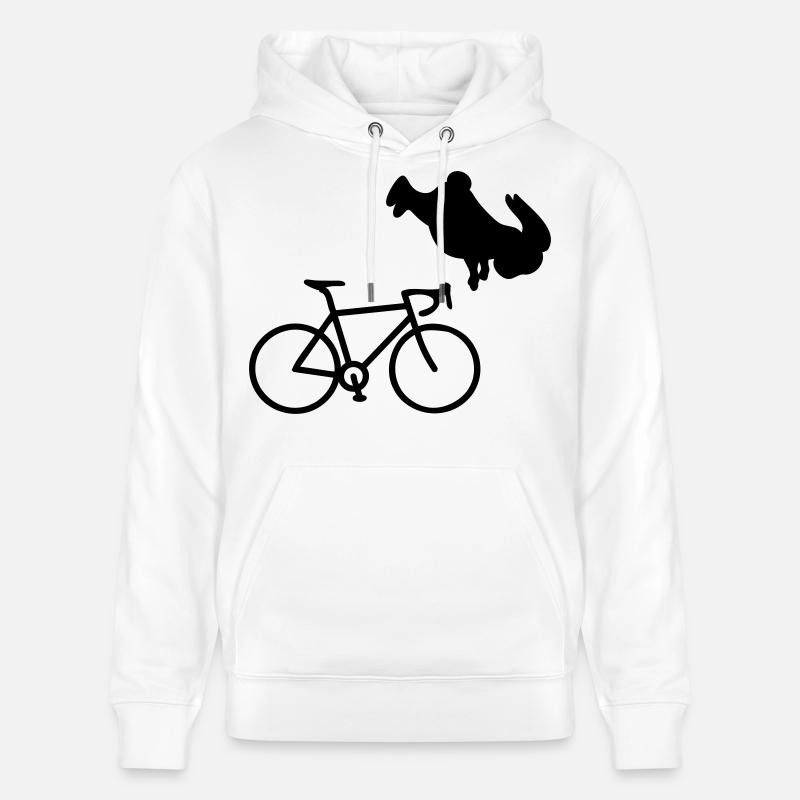 Bicycle Cycling Bunny - Sweat à capuche bio CRUISER Stanley/Stella Unisexe - blanc