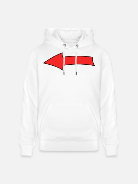 Pfeilbogen - Stanley/Stella Unisex Bio-Hoodie CRUISER - Weiß