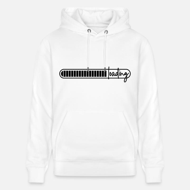 loading bar - loading - loading - Stanley/Stella CRUISER Unisex Organic Hoodie - white