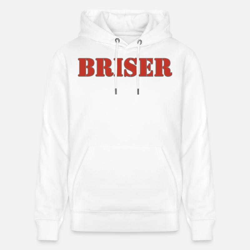 BRISER - Sweat à capuche bio CRUISER Stanley/Stella Unisexe - blanc