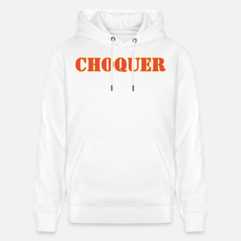 CHOQUER - Sweat à capuche bio CRUISER Stanley/Stella Unisexe - blanc