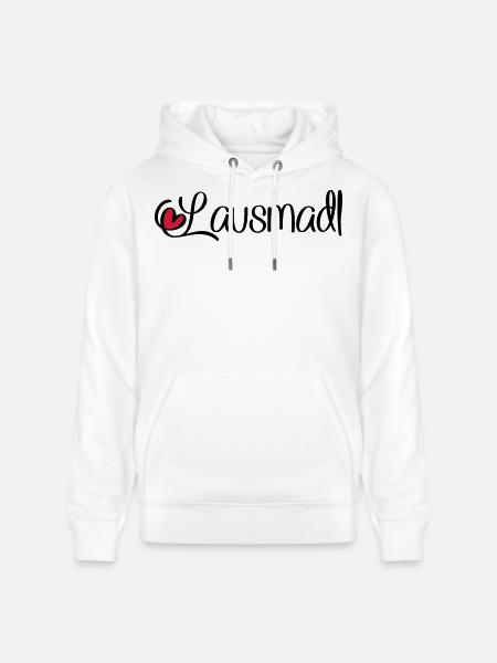 Lausmadl - Stanley/Stella Unisex Bio-Hoodie CRUISER  - Weiß
