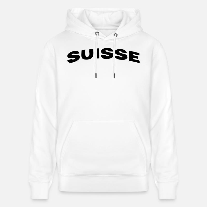 Suisse - Sweat à capuche bio CRUISER Stanley/Stella Unisexe - blanc