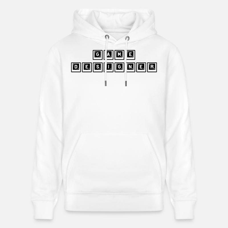 Conception de jeux - Sweat à capuche bio CRUISER Stanley/Stella Unisexe - blanc