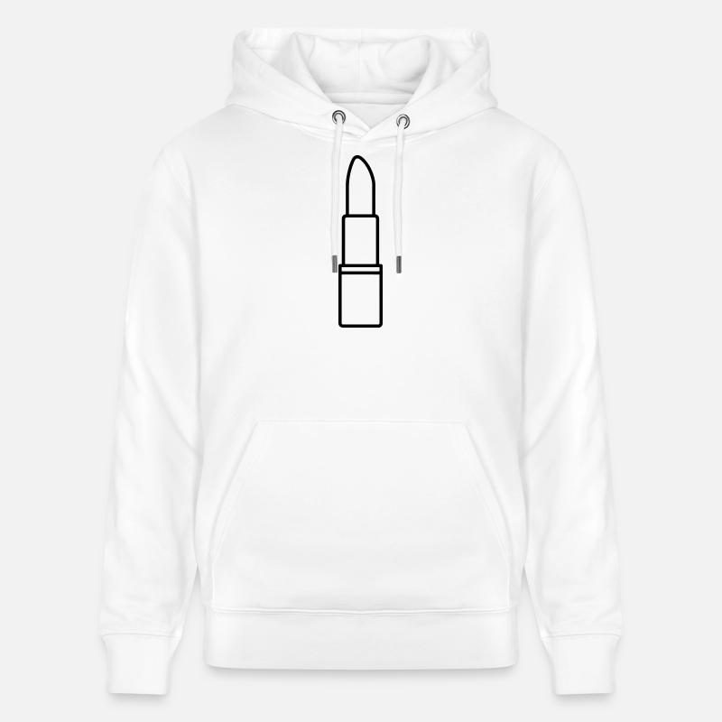 rouge à lèvres - Sweat à capuche bio CRUISER Stanley/Stella Unisexe - blanc
