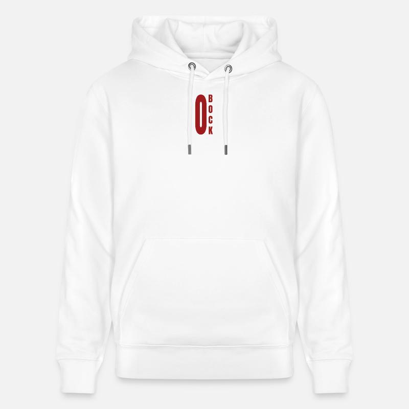 Null Bock, 0 Bock,kein Bock, Motivation - Stanley/Stella Unisex Bio-Hoodie CRUISER  - Weiß