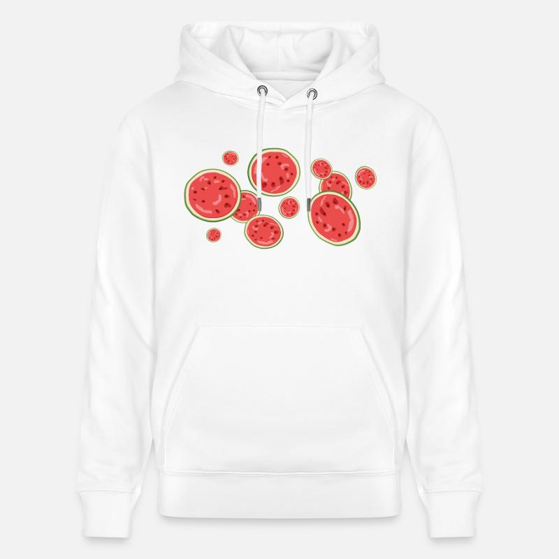 Le parfum de la pastèque - Sweat à capuche bio CRUISER Stanley/Stella Unisexe - blanc