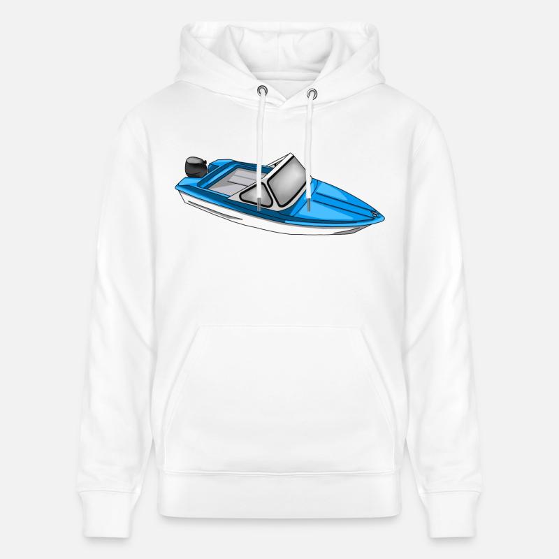 Bateau Ibis de la RDA - Sweat à capuche bio CRUISER Stanley/Stella Unisexe - blanc