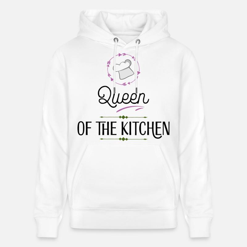 Kochen - Sweat à capuche bio CRUISER Stanley/Stella Unisexe - blanc