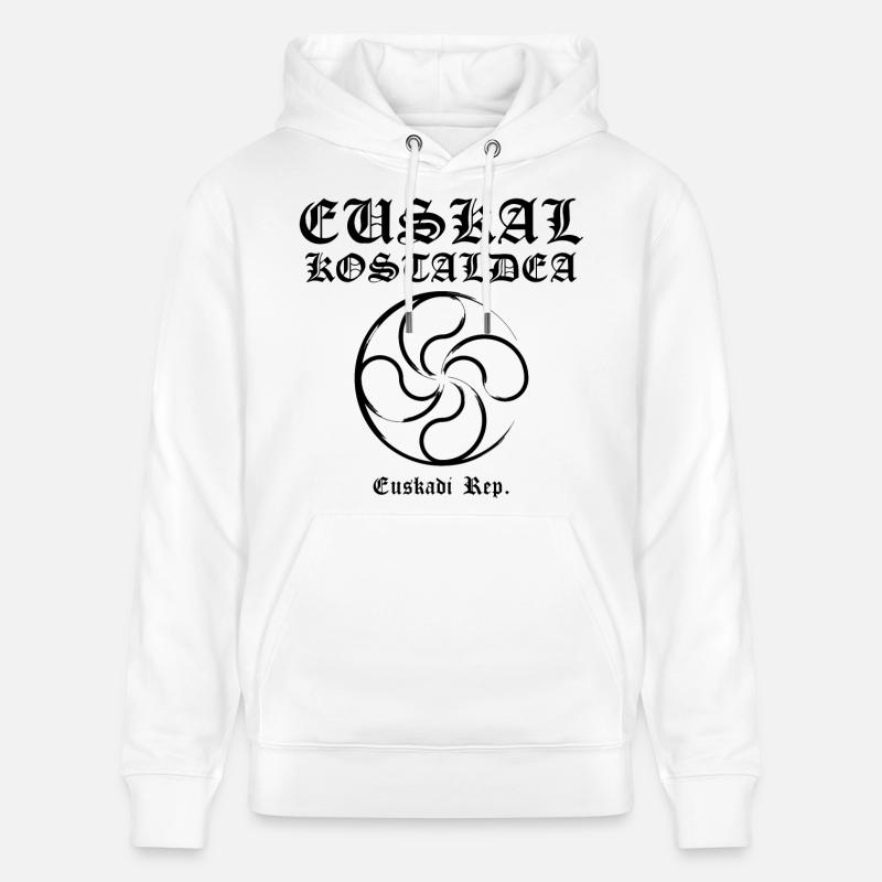 Croix Basque - Sweat à capuche bio CRUISER Stanley/Stella Unisexe - blanc