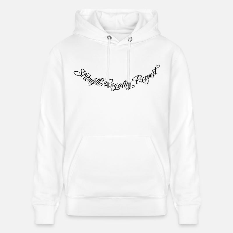 Strength Loyalty Respect 2 - Stanley/Stella CRUISER Unisex Organic Hoodie - white